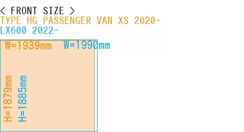 #TYPE HG PASSENGER VAN XS 2020- + LX600 2022-